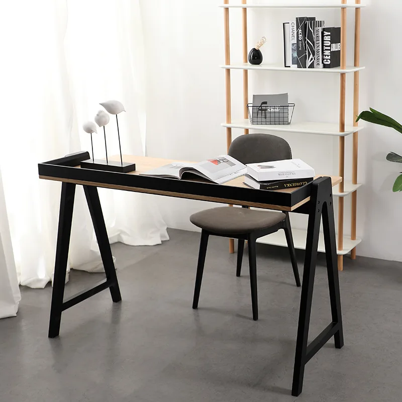 

Customizable Desktop Computer Minimalist Modern Student Home with Bookshelf Combo Kids Desk Single Writing Desk