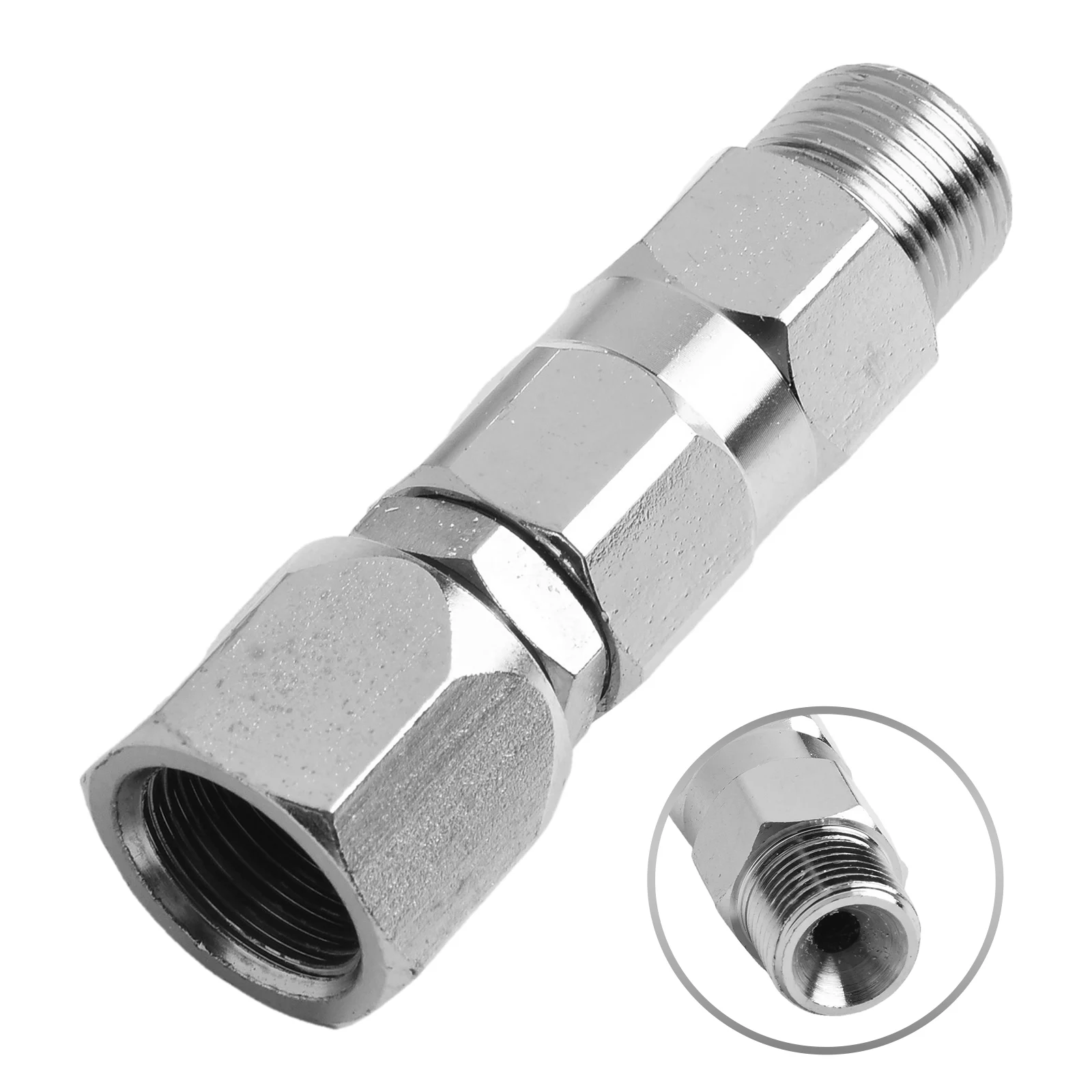 

High Pressure Hose Swivel Joint Connector For Painting Projects Fatigue-reducing Design Stability For Spraying