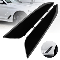 Car Front Fender Trim Air Vent Outlet Cover Black Fender Cover For BMW G30 G31 G38 5 Series 2017-2023 51747439013 51747439014