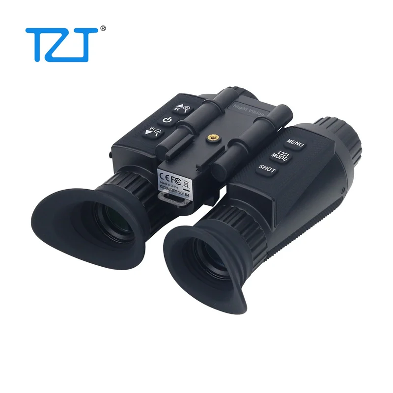 TZT-NV8300 Binóculos infravermelhos visão noturna, óculos capacete, 4K, apto para caça, fotografia