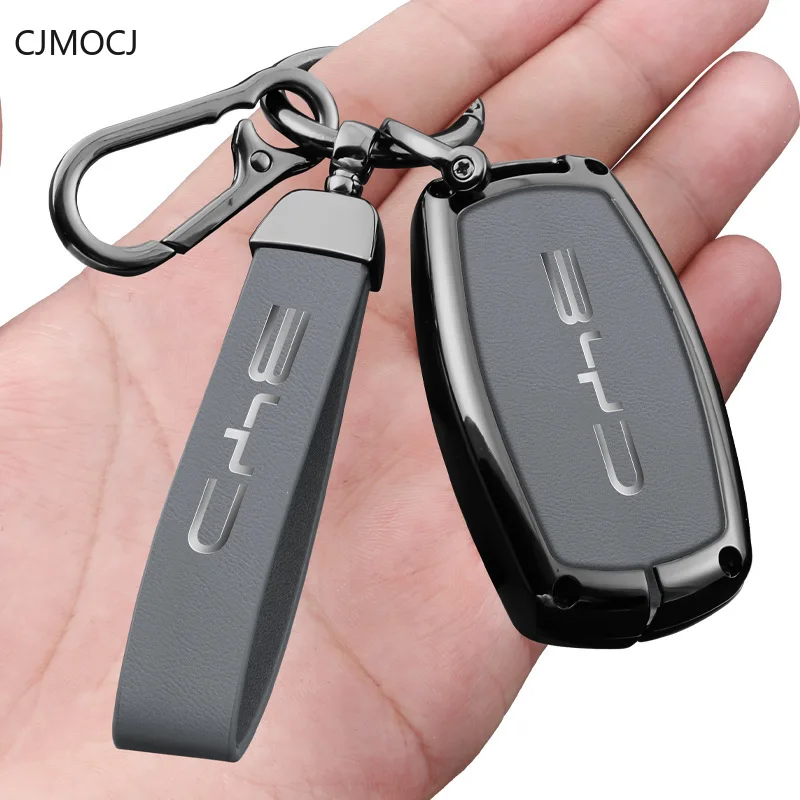 

Premium Zinc Alloy Key Cover for BYD Surui/Speed Sharp/G6/Qin/E5/S7/Song Classic - Protective Key Case Keybag Keychain