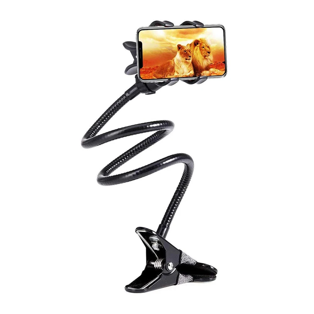 New Webcam Stand Flexible Desk Mount Gooseneck Clamp Clip Camera Holder For Web-cam Accessories Holder For Phone Magnetic Holder