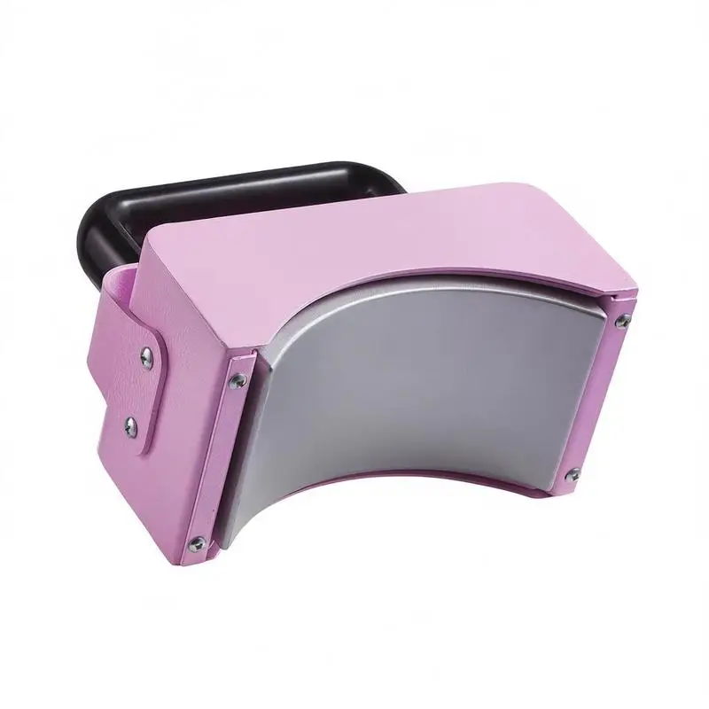 

Hat Press Machine, Mini Hat Heat Press for Caps with Integrated Control Panel, Cap Heat Press Machine with 5.9x3.15 inch Curved Heating Plate, Safety Base, and Glove, Automatic Shut-Off, Purple