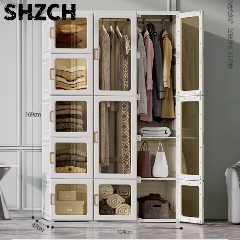 no-assembly-wardrobe-large-capacity-foldable-closet-strong-metal-frame-storage-cabinet-modern-cabinet-for-bedroom
