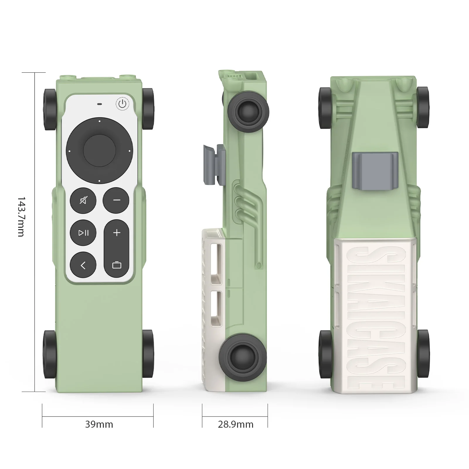 Silikonowe zdalne etui do Apple TV 4K 2021/2022 zdalnie odporne na wstrząsy ochronne do nowego Siri Apple pilot do telewizora 2nd generacji