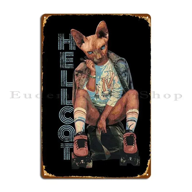 Hellcat Metal Sign Living Room Garage Wall Custom Printing Wall Mural Tin Sign Poster