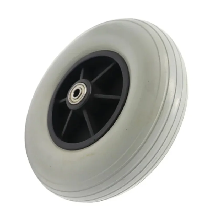 high quality 8 Inch PU Wheel 200x50 Solid Front Tire chair Parts Universal