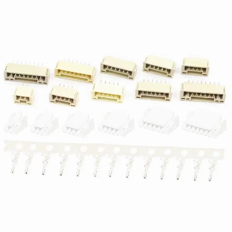 20PCS JST GH1.25 Connector with lock GH 1.25mm Socket Pin Header Vertical Horizontal Housing terminal 2 3 4 5 6 10 12 pin