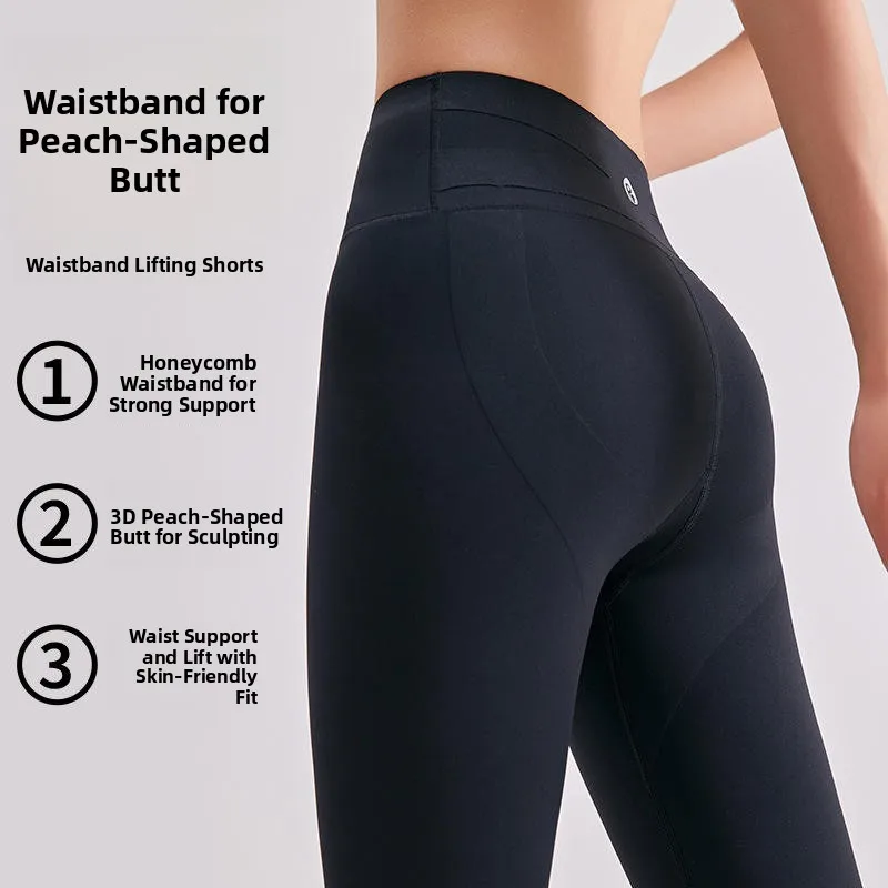 سراويل يوجا عالية الخصر للسيدات سراويل Fitn Spor عالية المرونة من الجلد مقاس كبير ملابس خارجية بدون خيوط غير مرغوبة