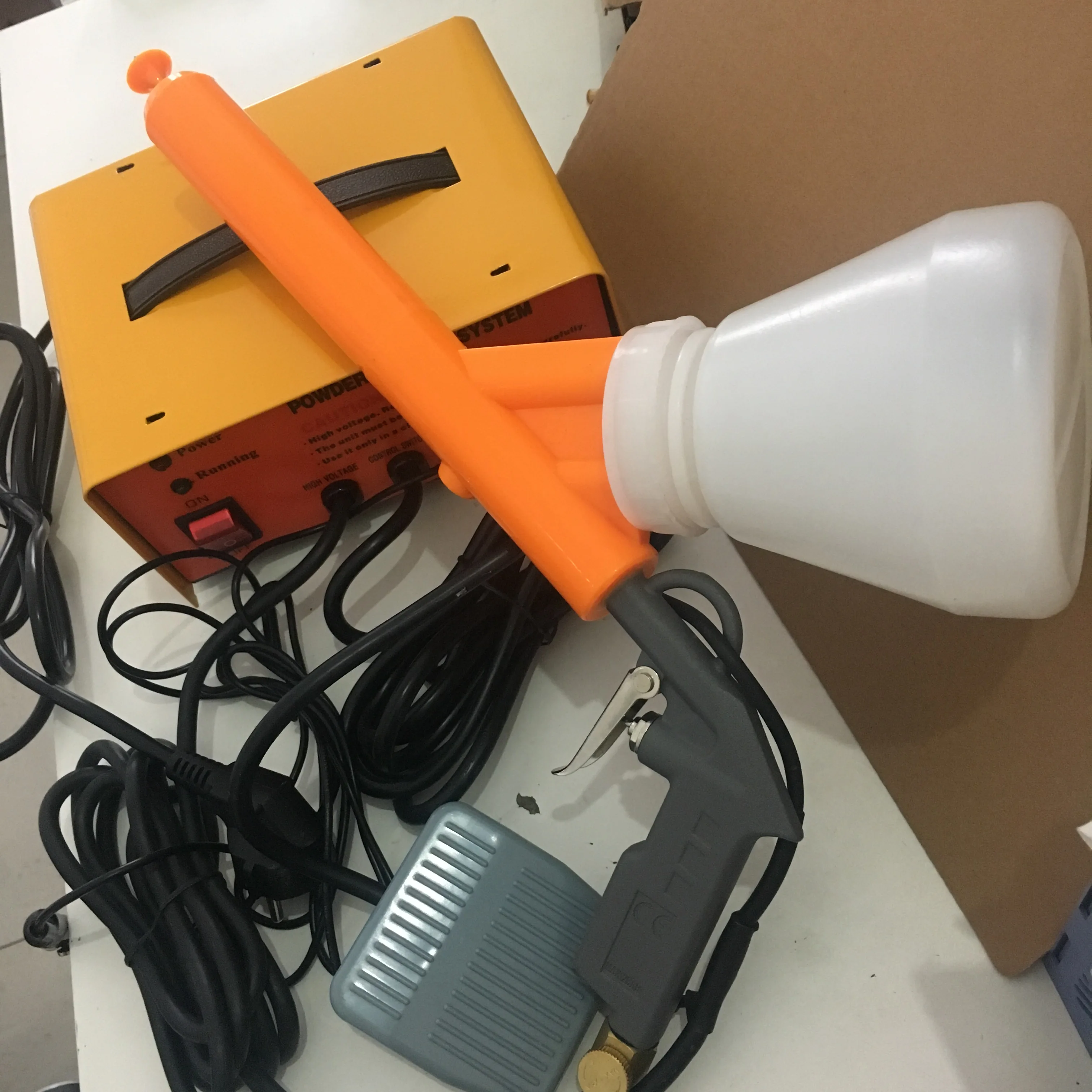 -/- Portable Manual Spray  Electrostatic Spray Powder Coating  System Machinery