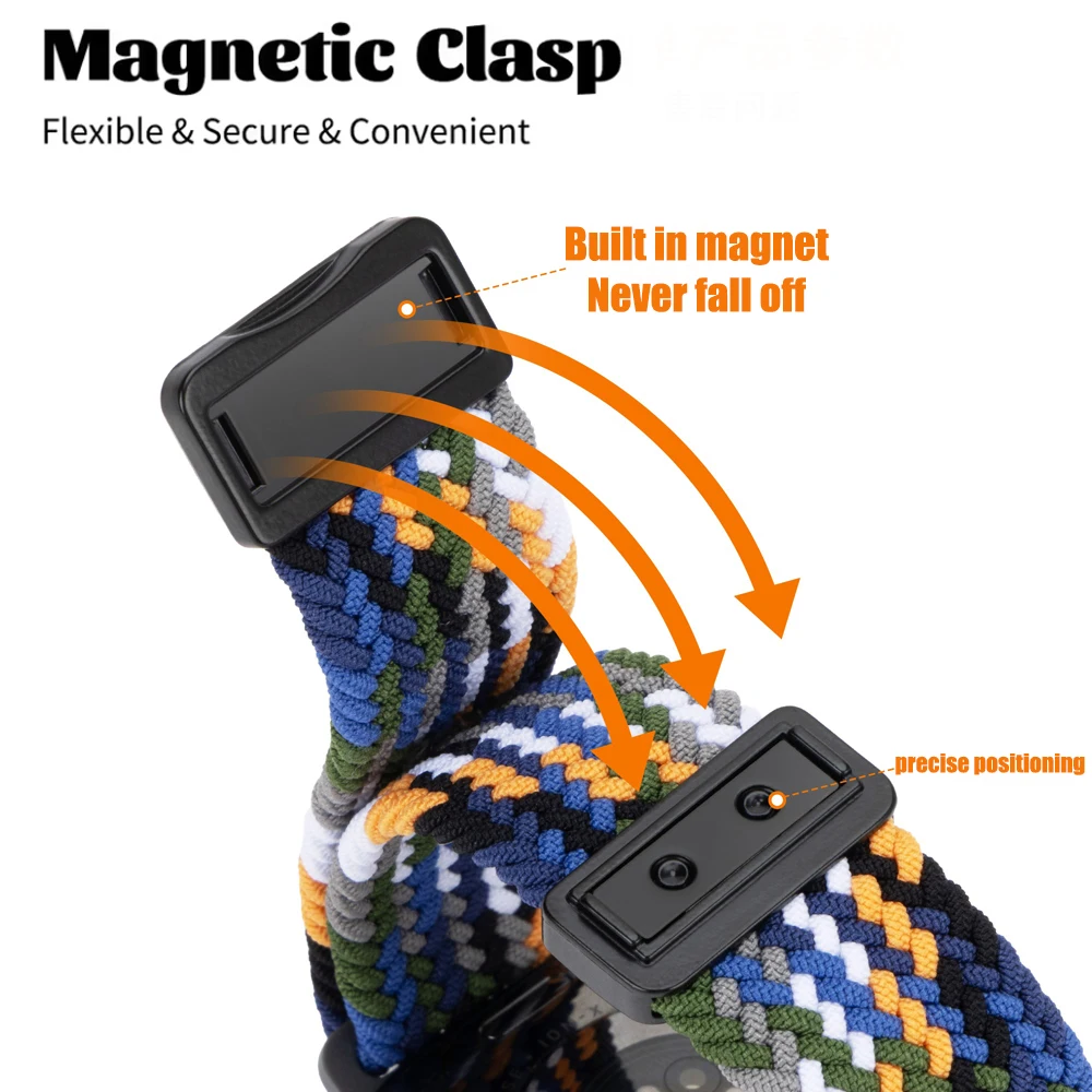 20 مللي متر 22 مللي متر النايلون حلقة حزام الساعات ل القطبية فانتاج M3 M2 V3 الرياضة مضفر سوار القطبية إشعال 3 2/يونيت 2/حصى X برو/Pacer الفرقة #5