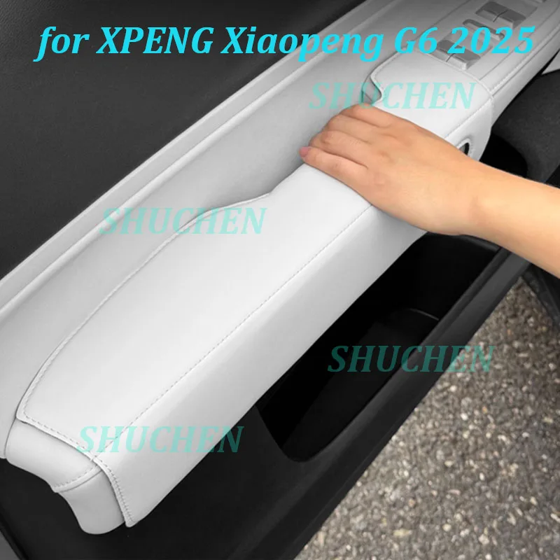 

Car Door Inner Handle Protective Cover for XPENG Xiaopeng G6 2025 Lift Panel Anti-scratch Pad Leather Cover Interior Accessories