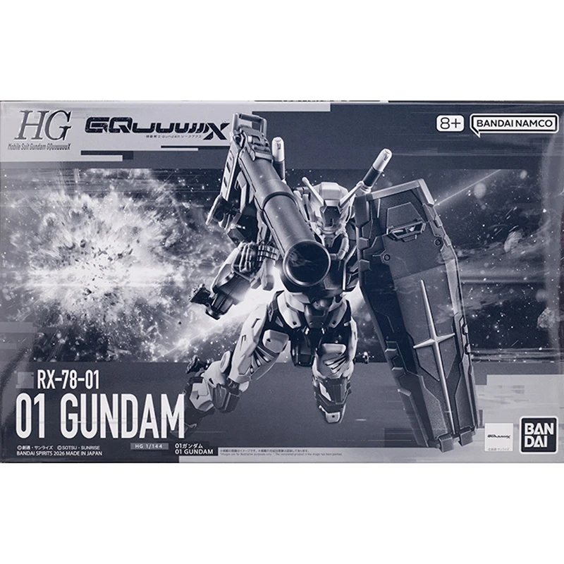 In Stock BANDAI PB LIMITED HG 1/144 Mobile Suit Gundam GQuuuuuuX RX-78-01 01 Gundam Anime Action Figures Assembly Model Toy view 6