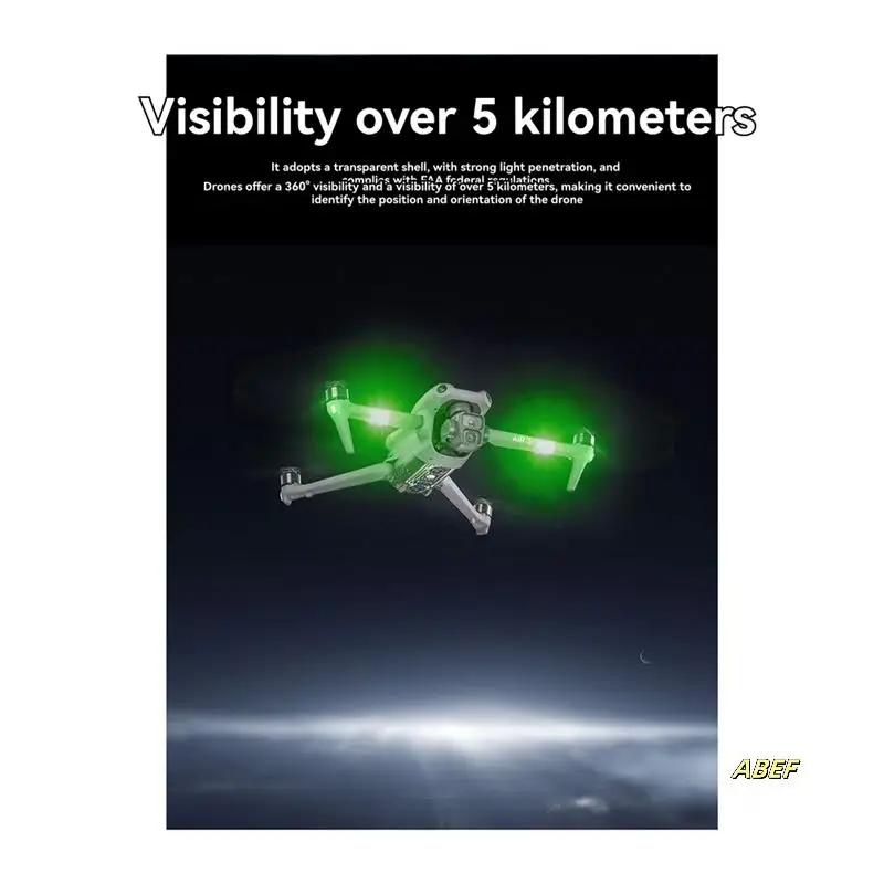 ل DJI الطائرة بدون طيار LED ضوء الليل طويل المدى الكشاف المضادة للتصادم ستروب لتعزيز الرؤية والسلامة