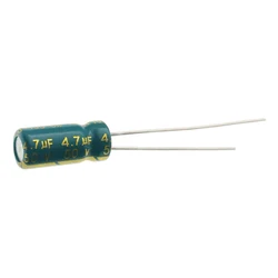 20pcs/lot Higt quality  50V4.7UF 50V 4.7UF 5*11MM  aluminum electrolytic capacitor 50V 4.7UF 5*11MM