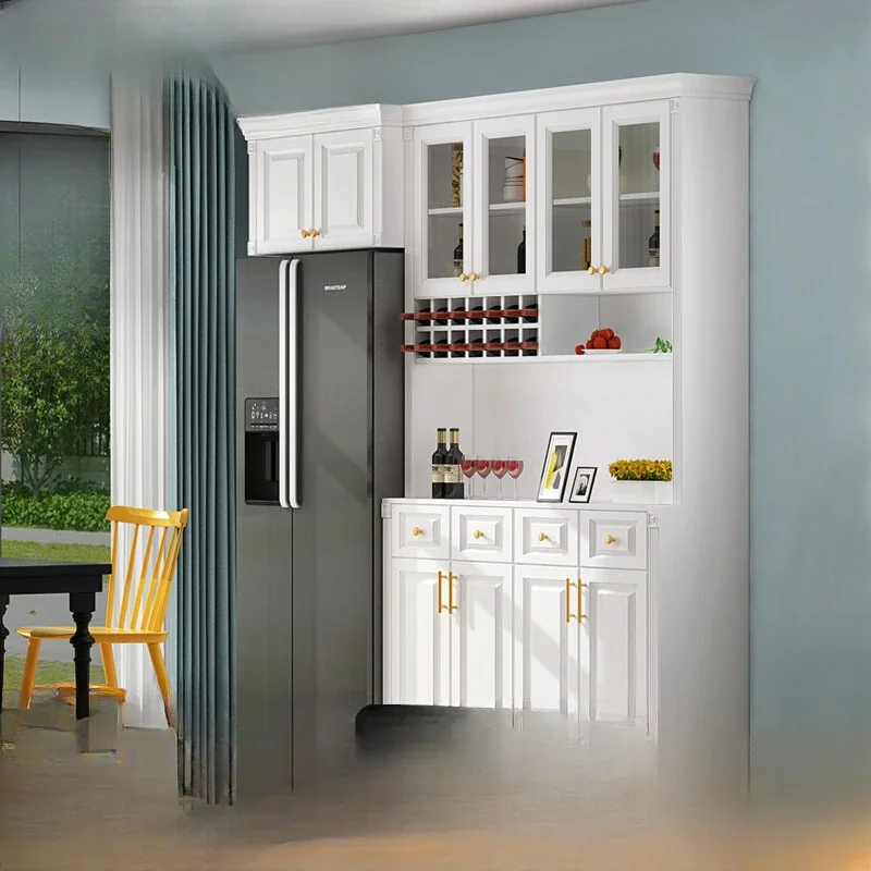 

Боковой шкаф для столовой Винный шкаф Встроенный настенный боковой шкаф Увеличенный шкаф Шкаф для микроволновой печи