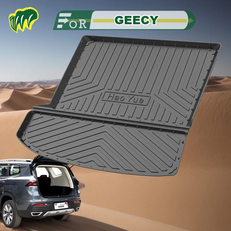 

For Geely GEECY MPV 2023 2020-2022 Custom Fit Car Trunk Mat All Season Black Cargo Mat 3D Shaped Laser Measured Trunk Liners