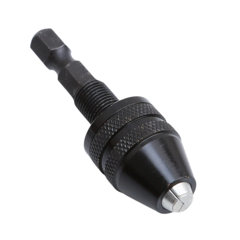 Drill Chuck Keyless Screwdriver Impact Driver Adaptor Electric Micro Motor Clamp Mini Chuck Fixture Hex Shank Drill Bits Adapter