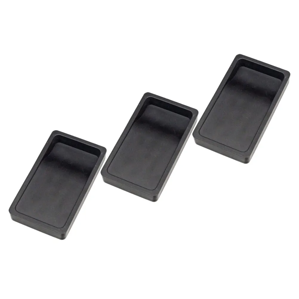 3Pcs Chinese Inkstone Compact Portable Inkslab for Students Calligraphers Two-Sided Usage Fine Workmanship Smooth Surface