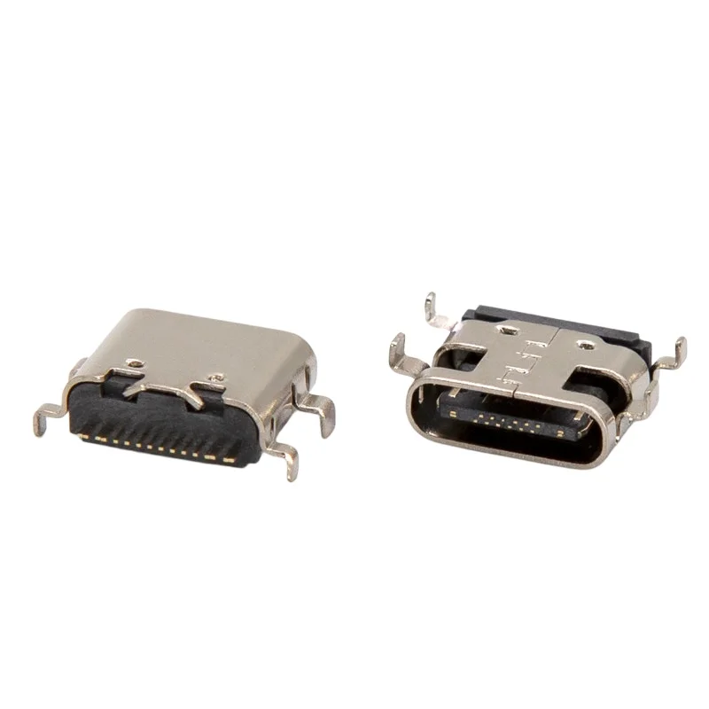 USB 3.1 Type C 12Pin 16Pin Female Socket PCB Solder Connector High Current Fast Charging Port Jack SMD SMT DIY Type-C Adapter