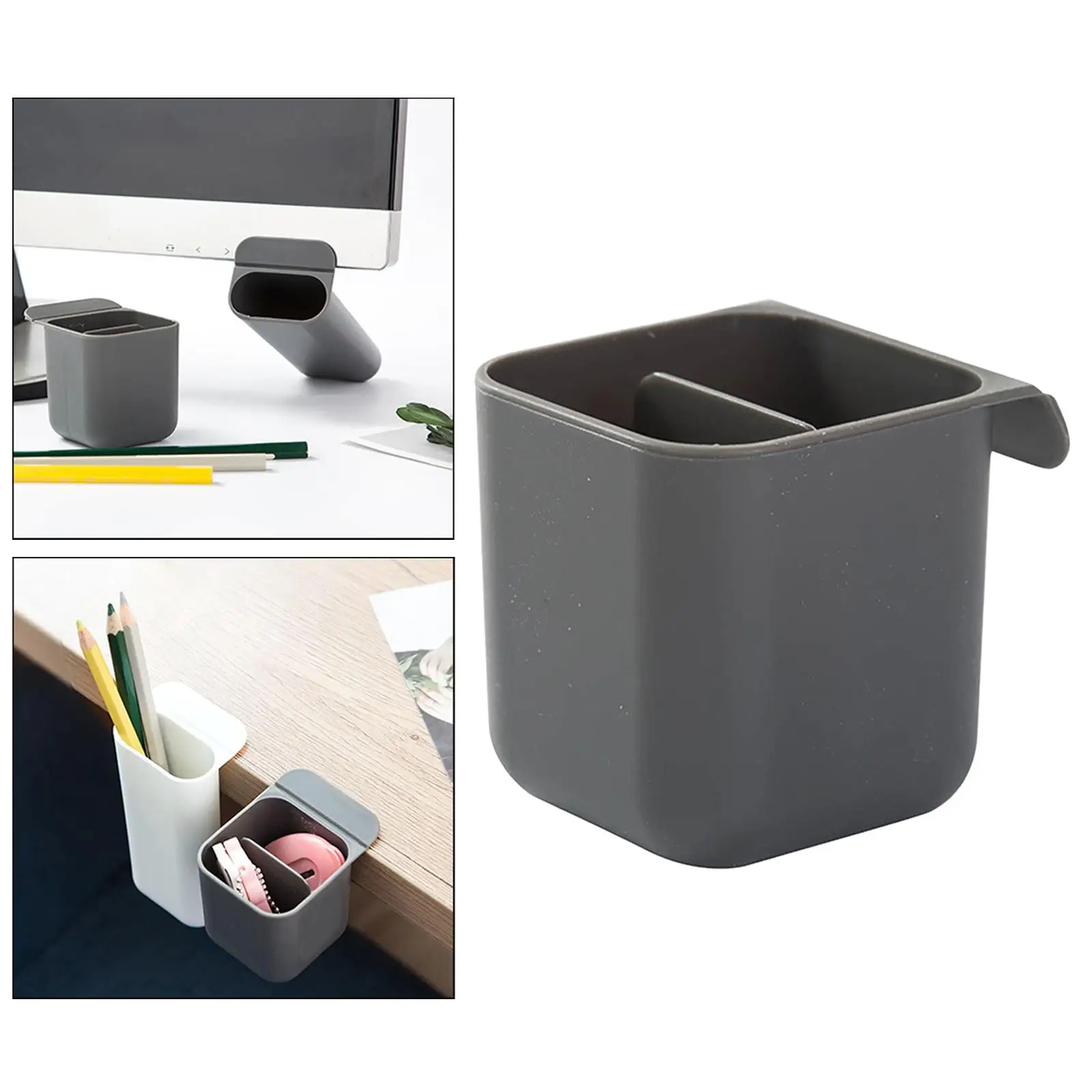 2-4pack Computer Monitor Pocket Pencil Holder Desktop Accessories Office