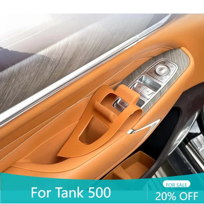 

Автомобильная подъемная панель, силиконовая защитная накладка, подходит для модифицированной автоматической дверной ручки, ящик для хранения, детали для обновления автомобиля для Tank 500 Hi4-Z Hi4-T