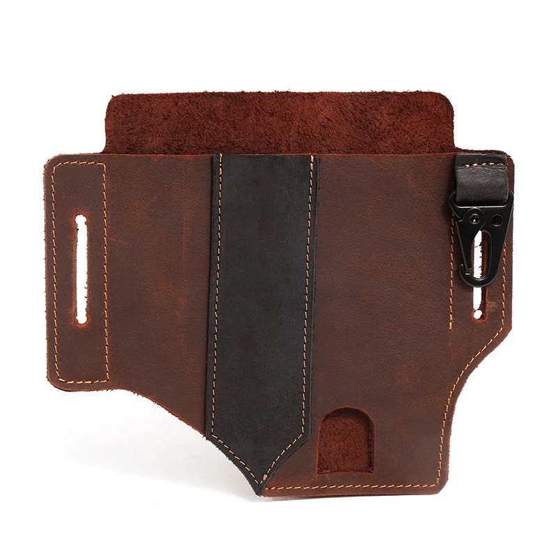 Men EDC tactical tool holster outdoor survival storage pocket portable tool flashlight sleeve men's pocket