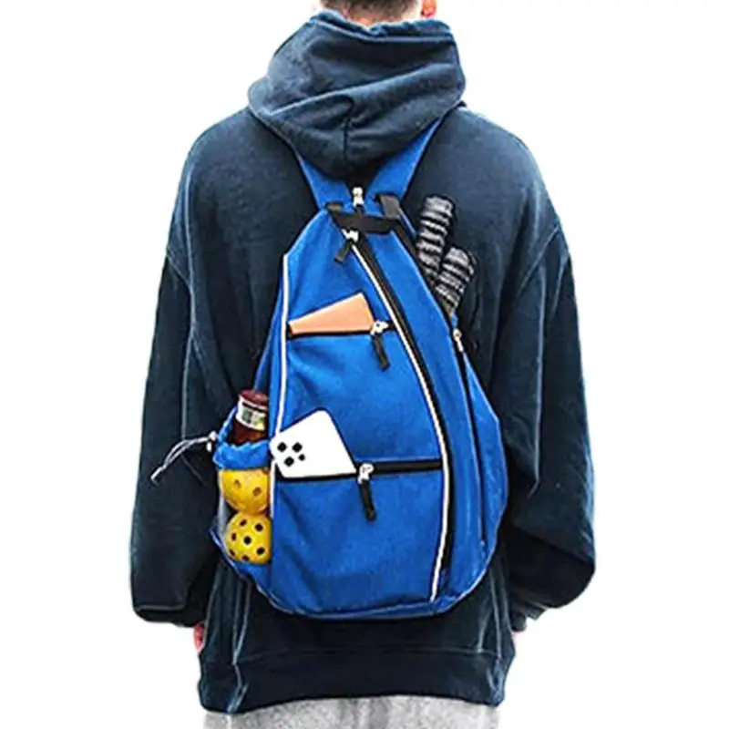 

Tennis Racket Bags Waterproof Outdoor Tennis Racket Bag Shoulder Backpack Large Capacity Paddle Accessories With Anti-Theft