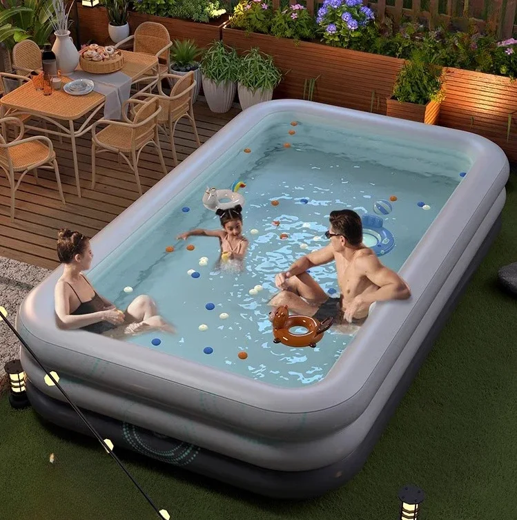 

Inflatable Home Baby Thickened Pool Kids Outdoor Family Foldable Large Pool