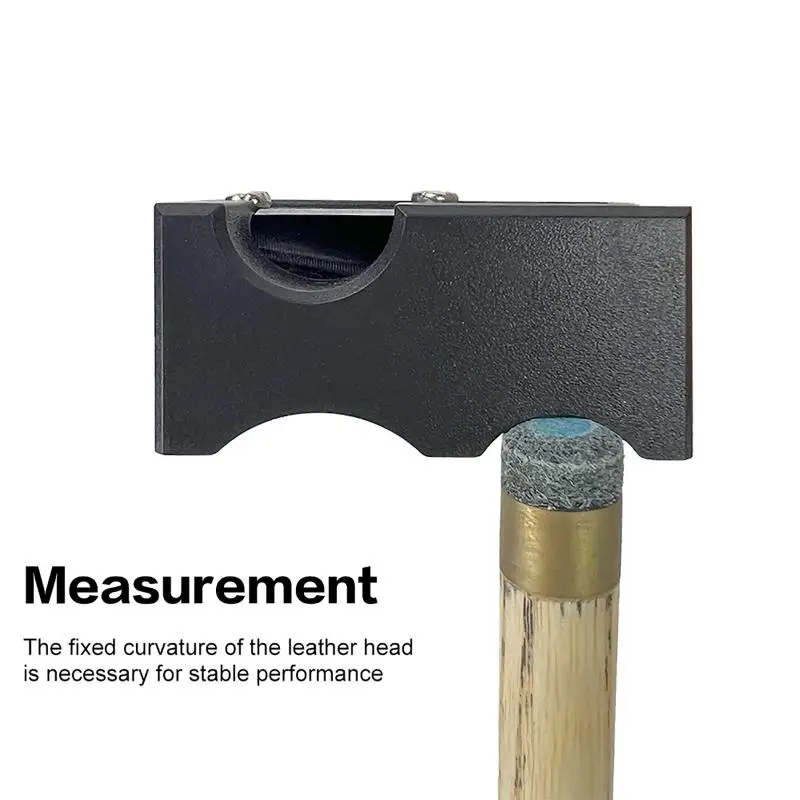 Pool Cue Repair Tool 6 in 1 Multifunctional Billiard Equipment With Leather Head Tip Shaper For Club Family Use view 5