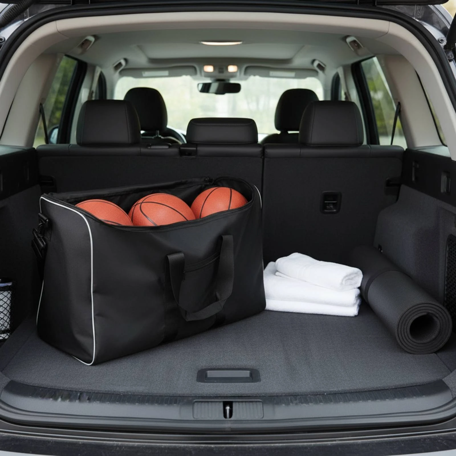 

Basketball Storage Bag Large Capacity Basketball Carrier Bag Sports Ball Carrier Strong Strap Easy to Stow for Travel