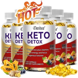 Best Keto Detox Cleanse Capsules for Men and Women - Colon Cleanser & Digestion - Ketogenic Diet Support for Energy and Toxins