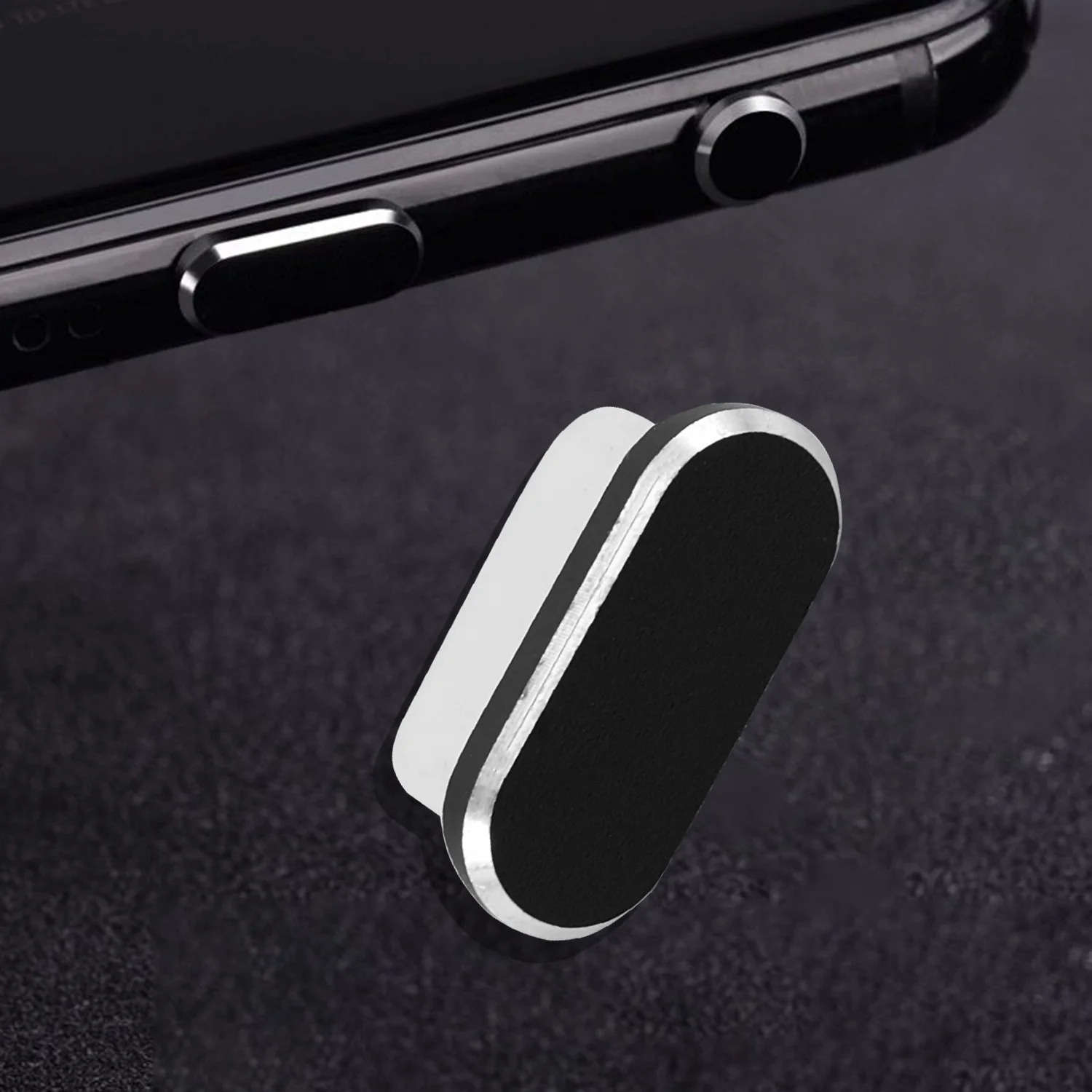 Set di tappi antipolvere in alluminio Usb C porta di ricarica di tipo C Jack per cuffie da 3.5Mm accessori per telefoni cellulari per Huawei Mate 20