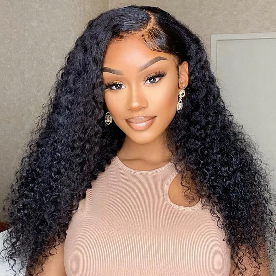 Deep Wave Frontal Wig 13x4 3x6 HD 30 34 Inch Curly Lace Front Human Hair Wigs For Women Brazilian Water Wave Lace Front Wig