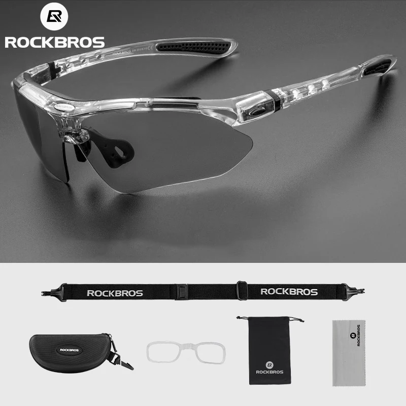 

Очки ROCKBROS с поляризацией, защитой от ультрафиолета, фотохромные, для велосипеда, мотоцикла, спорта и активного отдыха