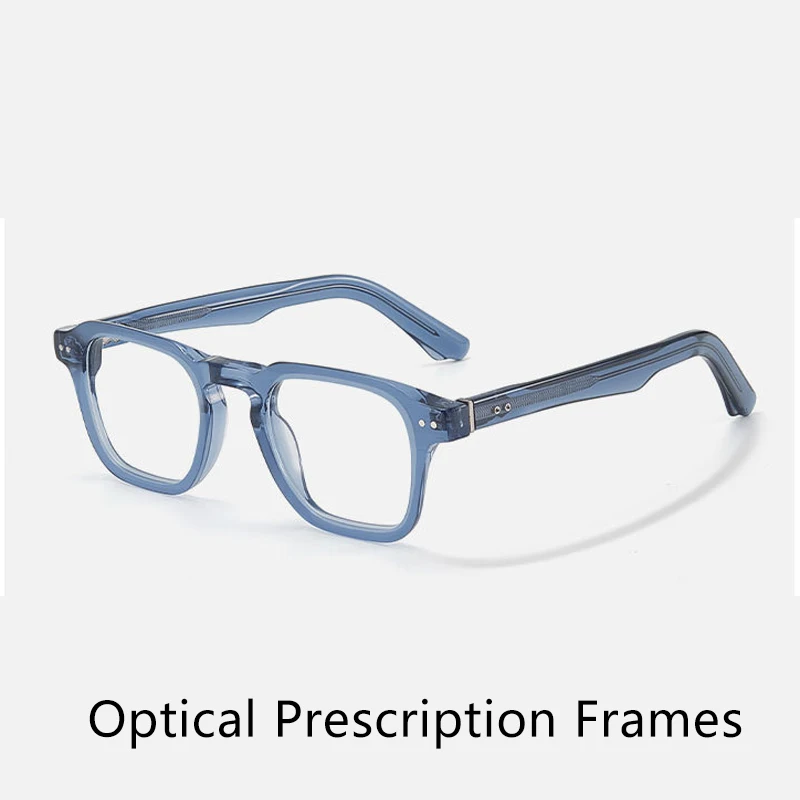 ALICIA Luxury Ultra light TR90 Pure Titanium Fashion Retro Polygon Spectacle Full Frame Optical Prescription Frames Woman Men