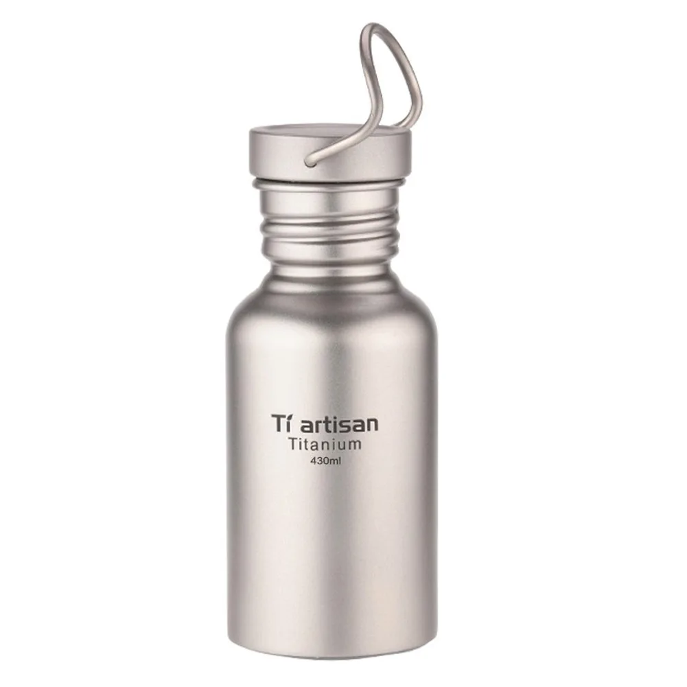 

Corrosion Resistant Titanium Sports Bottle, Leakproof and Portable, Suitable for Camping and Hiking Adventures