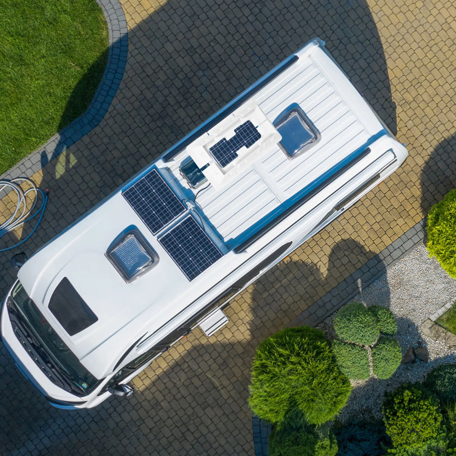 

1Set Solar Panel Bracket ABS Outdoor Mounting Adjustable Angle for Rv Yachts Solar Panels Mounting Clip Stable Reliable Stand