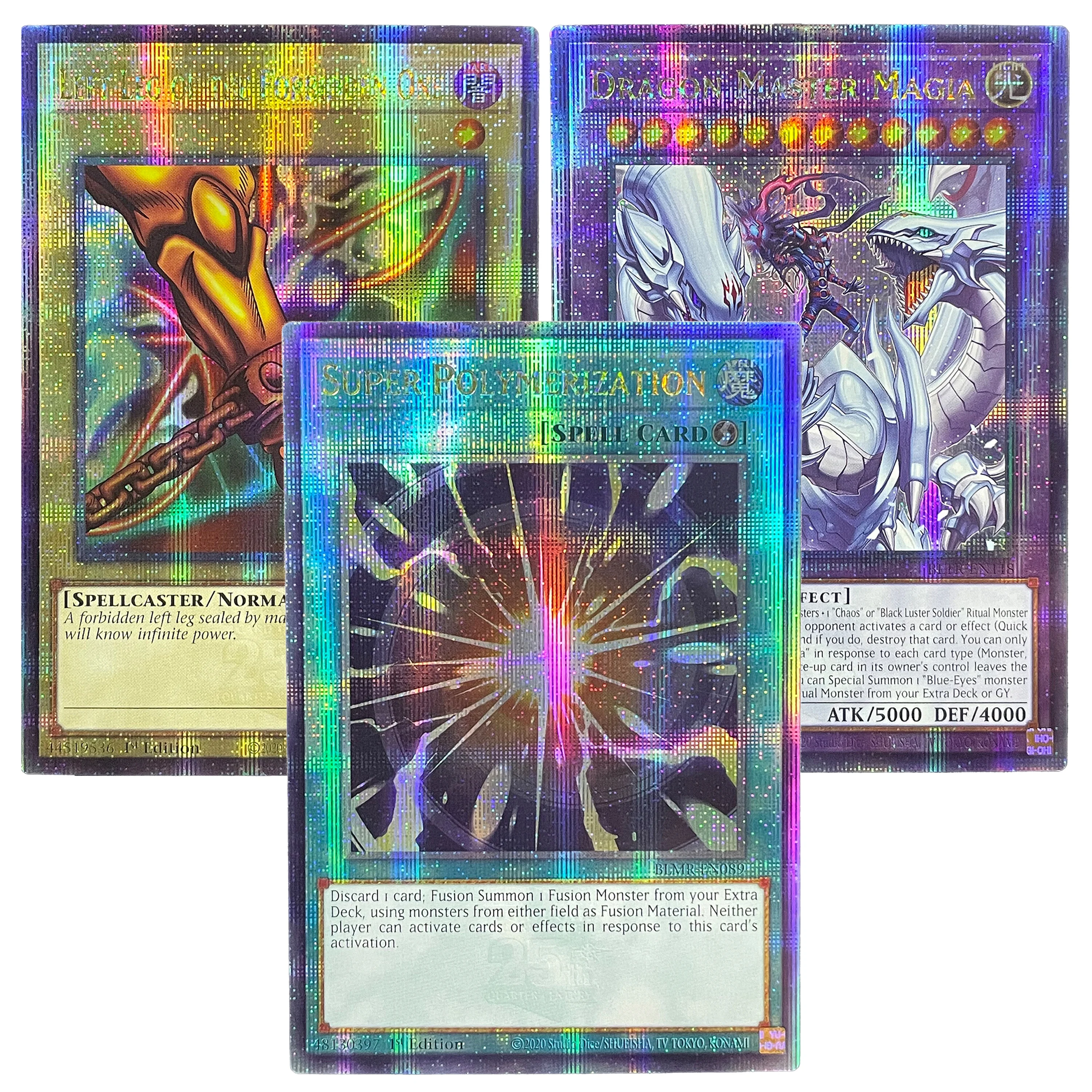 Yu-Gi-Oh! TCG QCSE Quarter Century Secret Rare MP24 Branded Fusion Dominus Impulse Pot of Greed Proxy Tarjetas competitivas populares