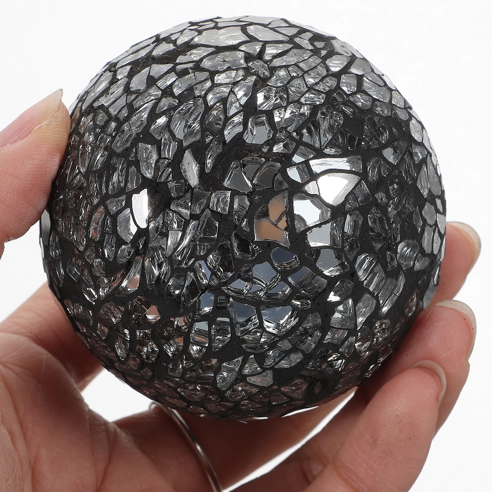 

4 Pcs Decorative Small Balls Mosaic Decorations Desktop Sphere Ornament Ornaments
