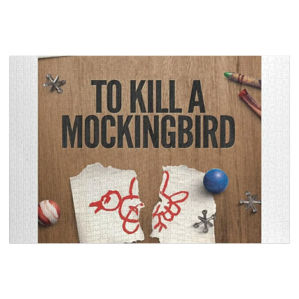 

Kill a Mockingbird Jigsaw Puzzle Wooden Boxes Personalized Child Gift Wooden Name Children Puzzle