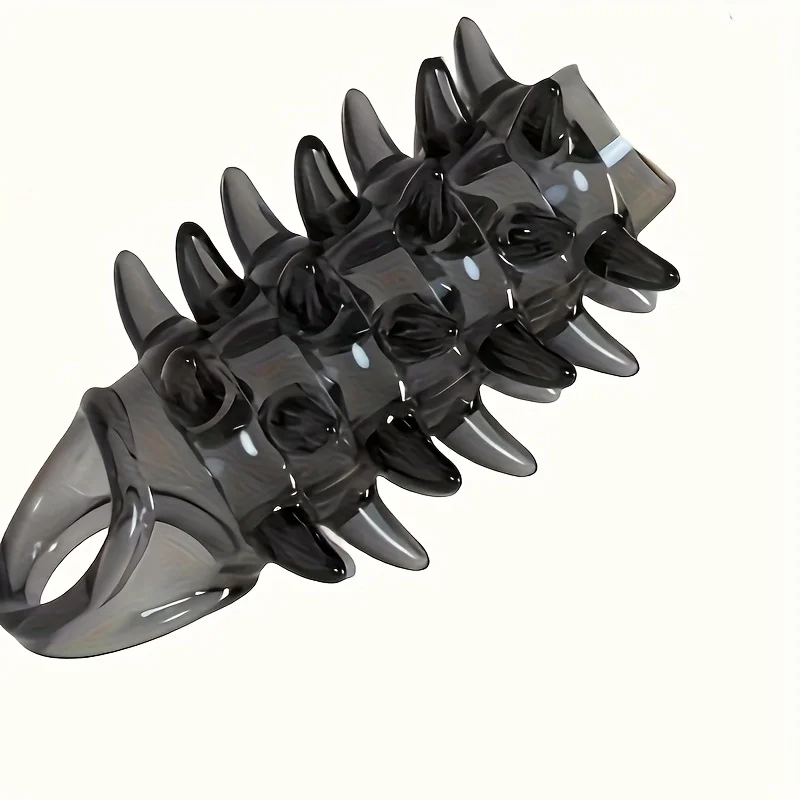 محكم القضيب محسن كم مرنة سيليكون موسع تأخير خاتم الديك الانتصاب تحفيز للرجال زوجين الكبار لعبة الجنس لعبة #4