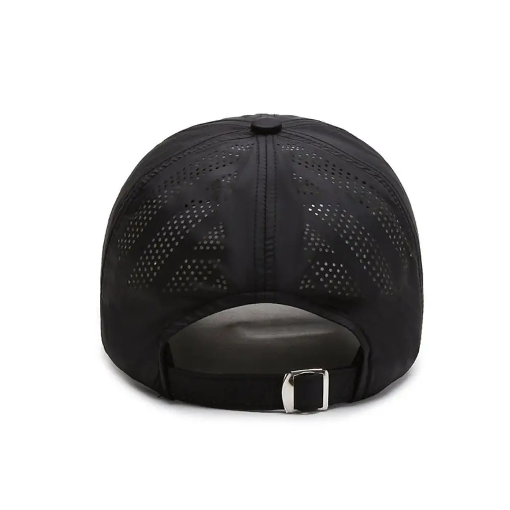 قبعات بيسبول سريعة الجفاف ، قبعة شمس بلون واحد قابلة للتعديل ، رياضات خارجية ، تنفس ، جولف ، تنس