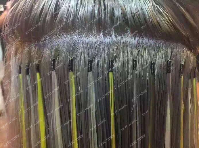 Crystal wire hair extender Feisu electric automatic machine tool seamless handle real hair piece