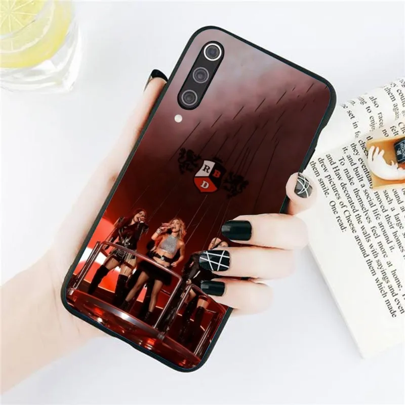 RBD Fashion Mobile Cell Phone Case for Xiaomi Redmi Note 12 11 10 9T 8 7 Pro 9 9A 9C 8 Black Soft Phone Cover Funda image 3