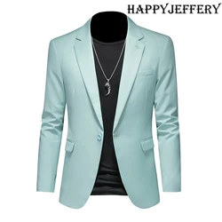 Mens Business Casual Blazers Suit Slim Fit Groom Groomsman Male Wedding Suits for Men Jackets Coat 13 Colors S02-B