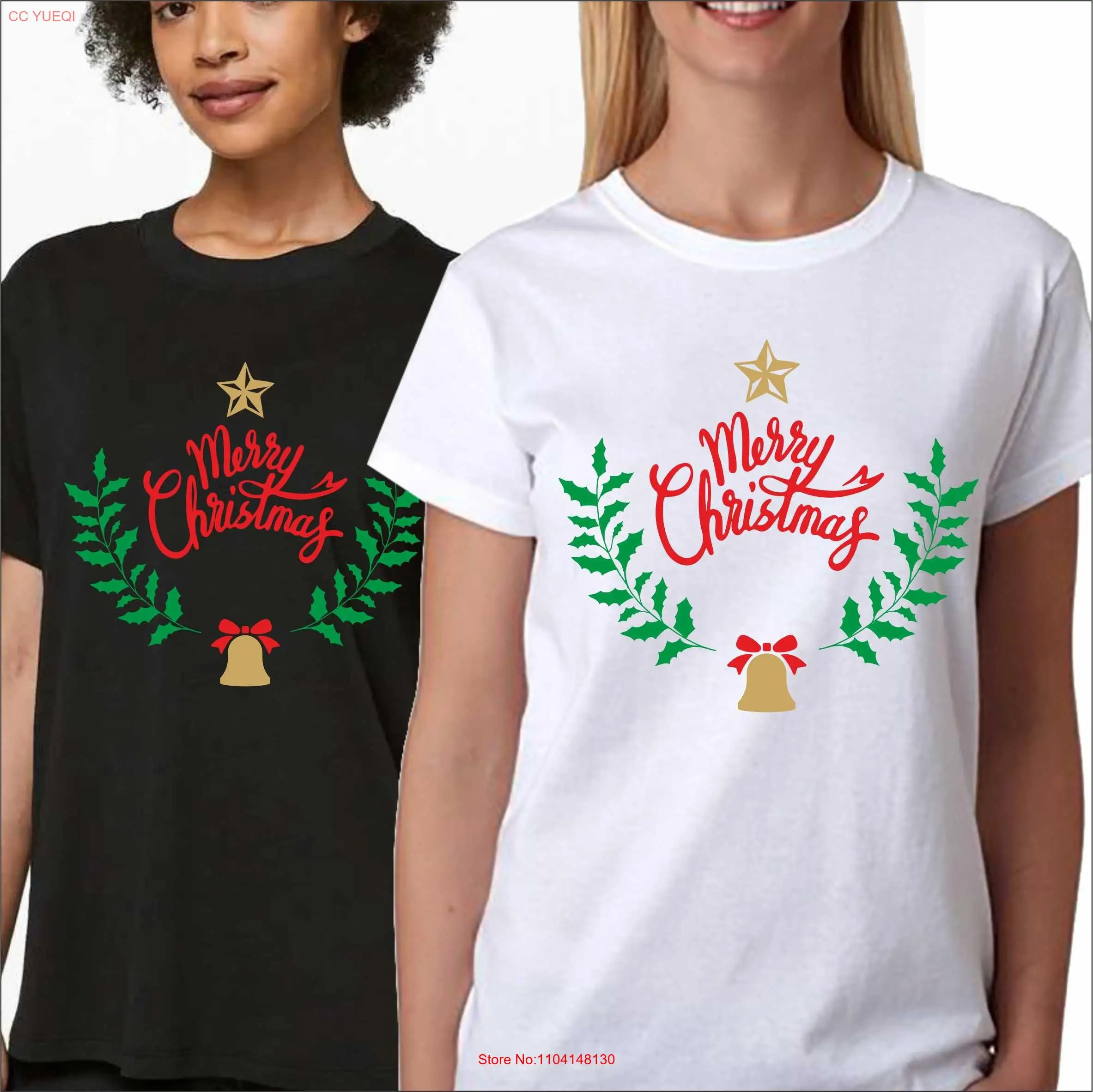 

Merry Christmas Family T shirt sweaT Kids tee Santa Cute xmas Women's Holiday FREE UK DELIVERY long or short sleeves