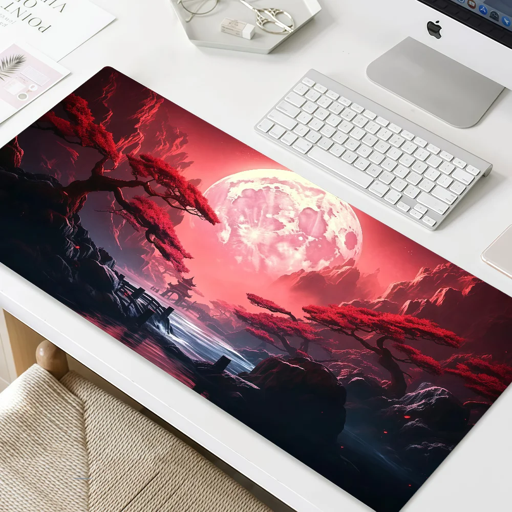 Mouse Pad MousePad Design Non-slip Lockedge Aesthetics Office Student Gaming Thickened Large Landscape Writing Pad Cushion