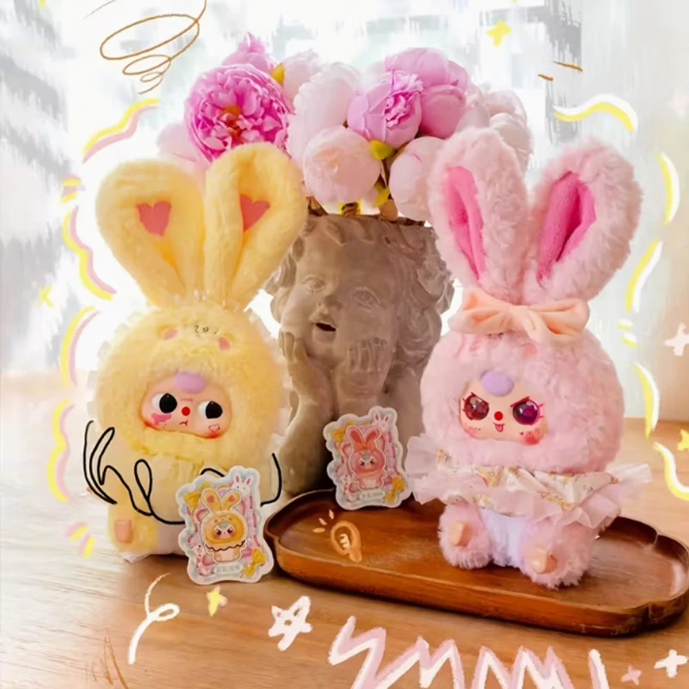 صندوق أعمى لطيف على شكل أرنب صغير من Baby Three، ديكور مكتب لطيف للفتيات، هدية فريدة للأطفال والجامعات #5