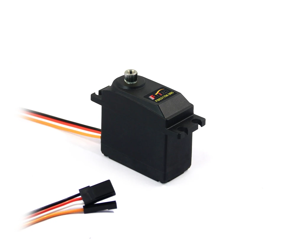 Large Torque 17kg Single Shaft Robot RC Servo 4-Pin Wire Position Feedback Continuous Metal Gear Android Robot Plastic Model